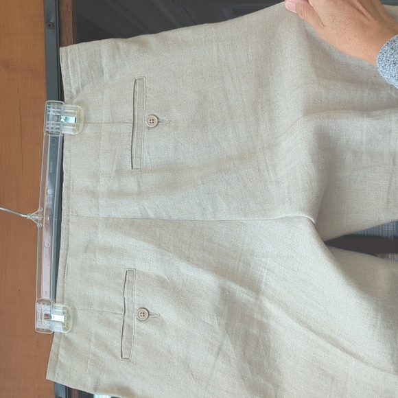 Talbot's: NWT Classic Linen Trousers - Picture 4 of 9